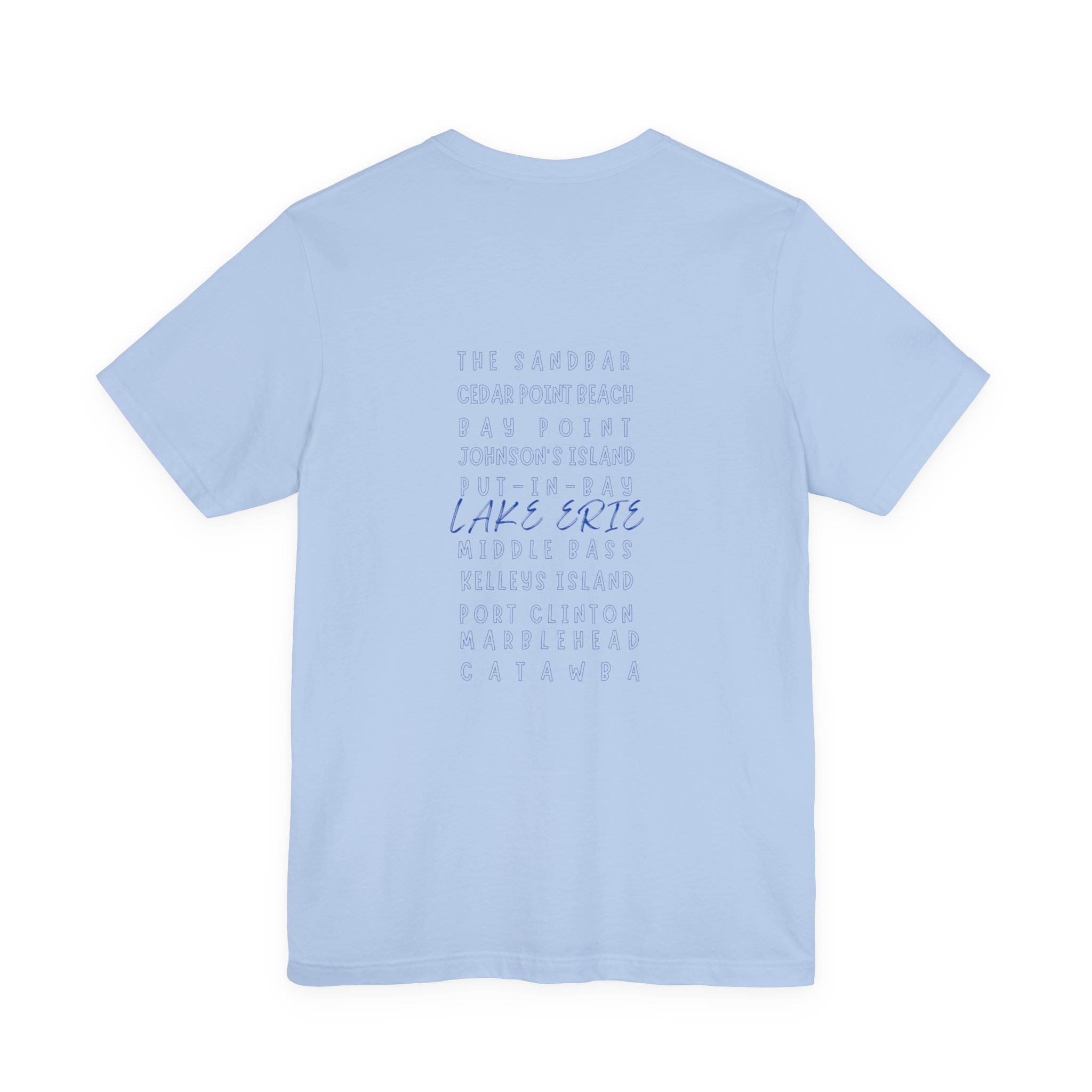 Our Fave Spots -Lake Erie Signature Unisex Tee 2 Our Fave Spots Lake Erie Tee