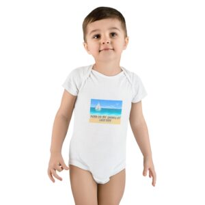 Born on the Shores Baby Onesie
