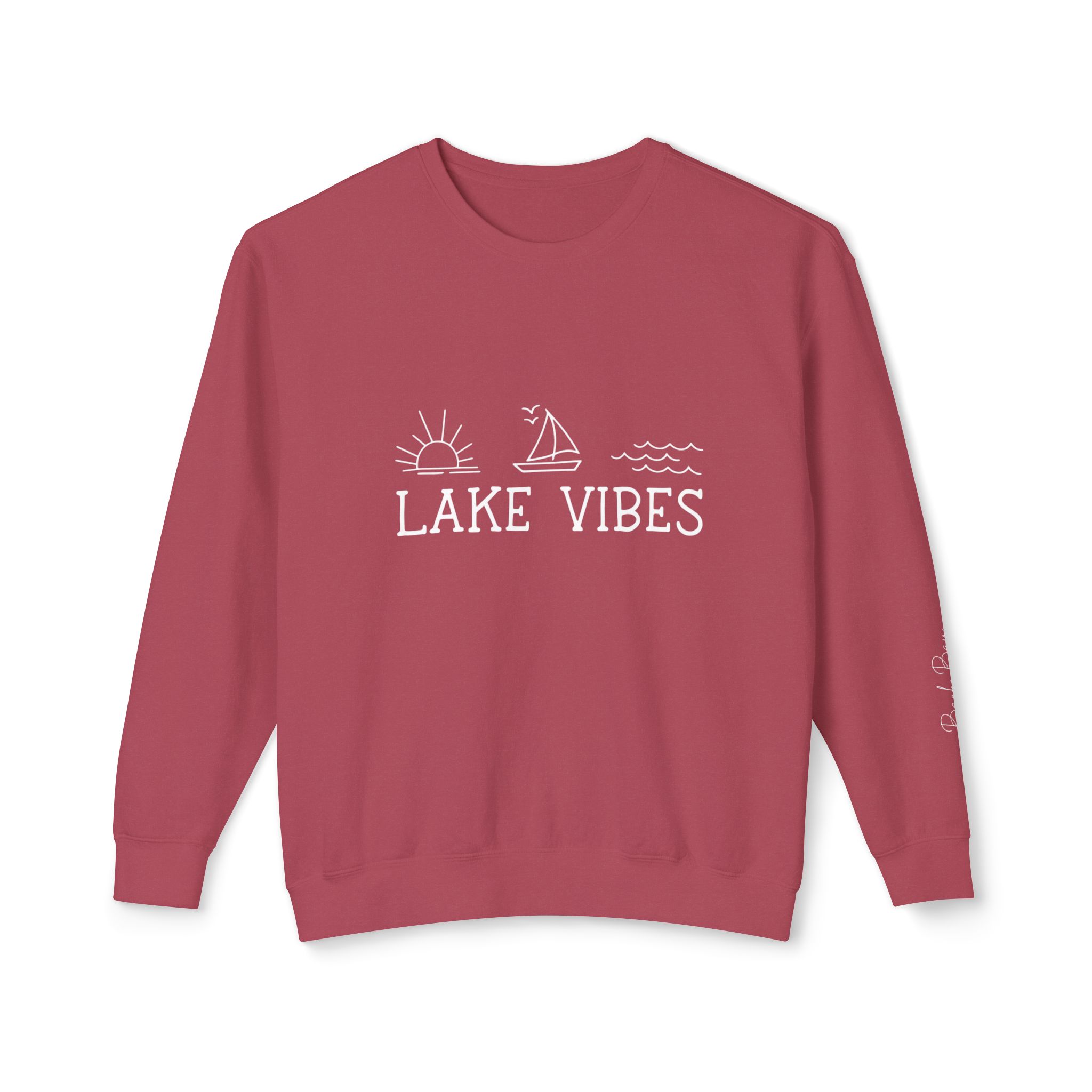 Lake Vibes Unisex Crewneck Sweatshirt – Signature Back Bay Edit 5 Lake Vibes Crewneck Sweatshirt