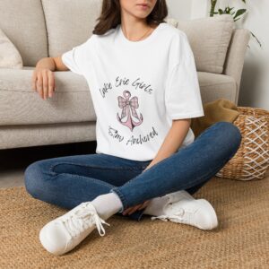 Girls Stay Anchored Fitted Tee