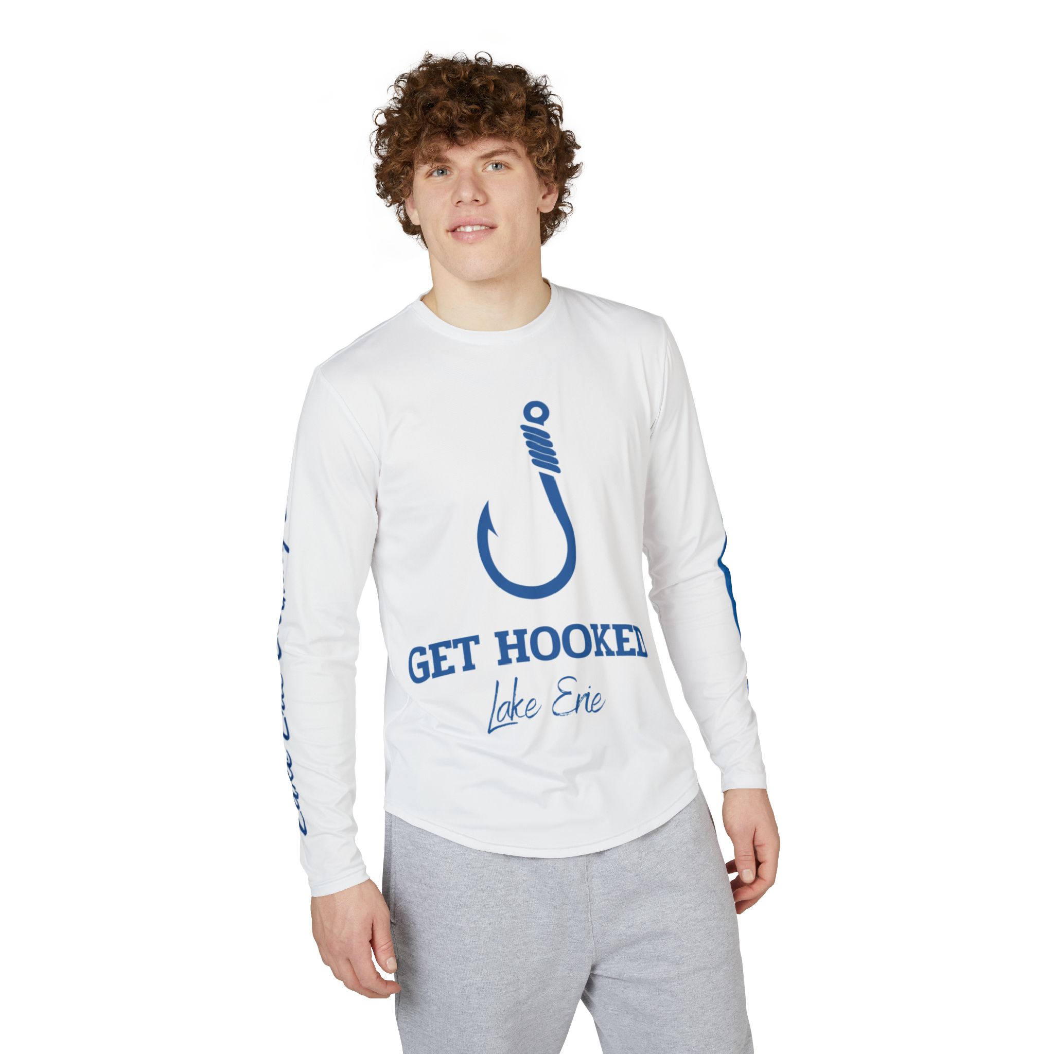 Get Hooked Lake Erie Rash Guard— UV Protection 3 Get Hooked Lake Erie Rash Guard