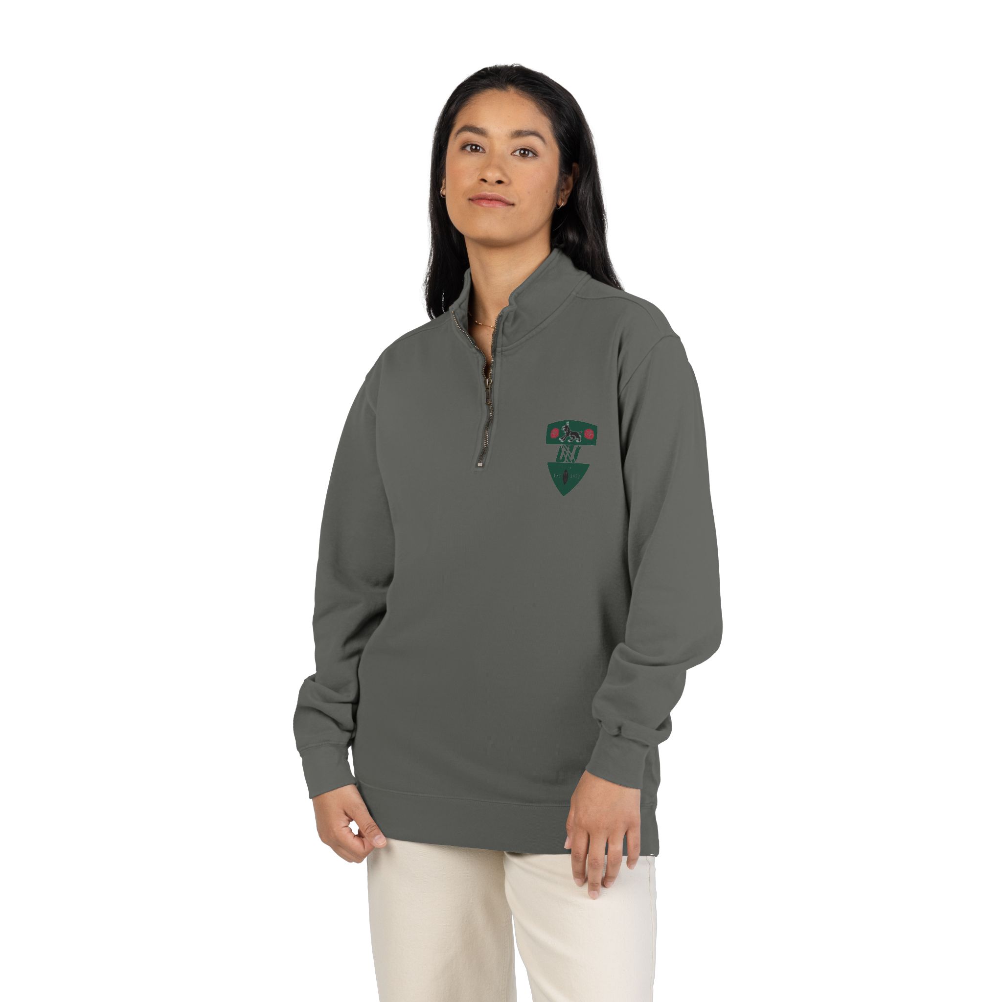 OU Mens Rugby Quarter Zip Sweatshirt 3 OU Rugby Quarter Zip Sweatshirt