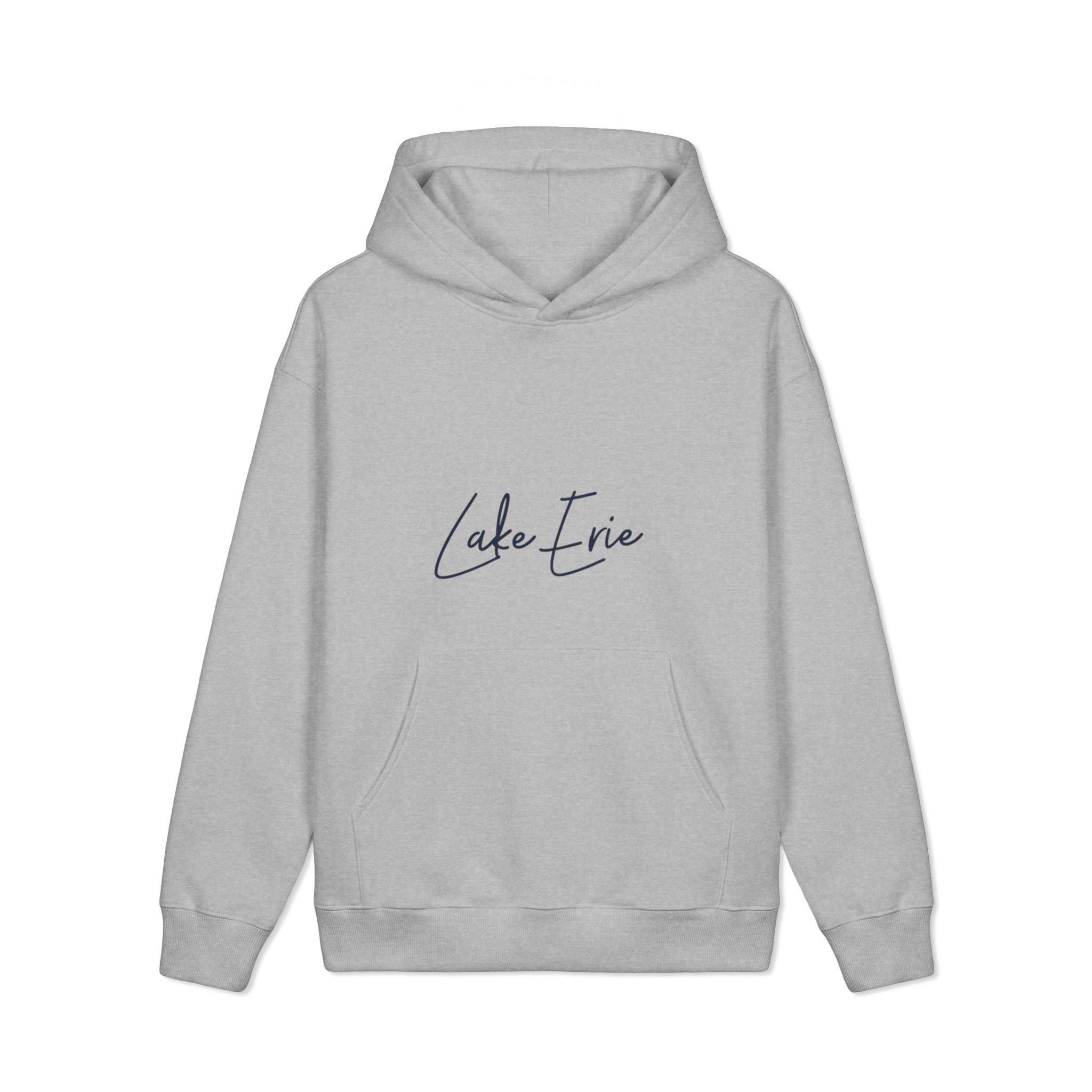 Lake Erie Hoodie ITC — 'Always Fresh (Sometimes Frozen)' Great Lakes Crewneck 1 Lake Erie Great Lakes Map Hoodie