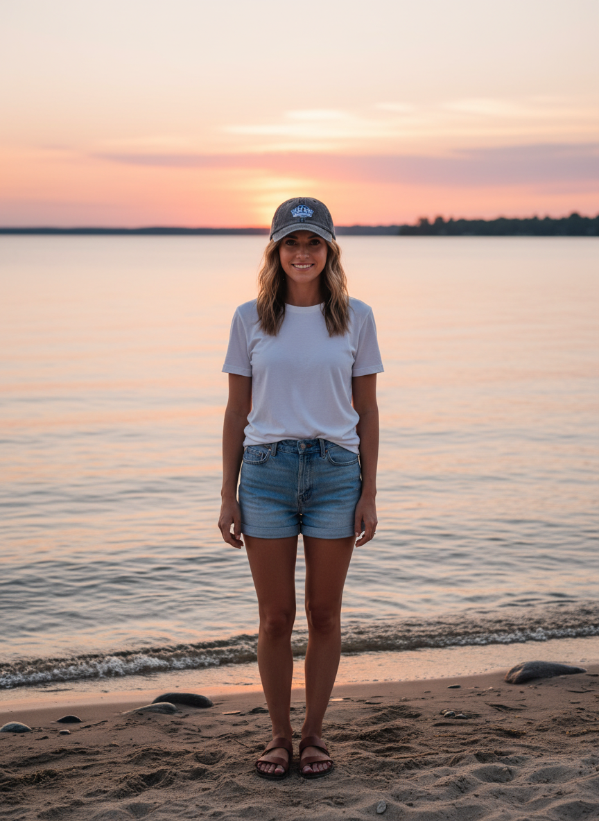 Vintage Embroidered Cap — Lake Erie Born and Bred 2 Lake Erie Born and Bred Cap