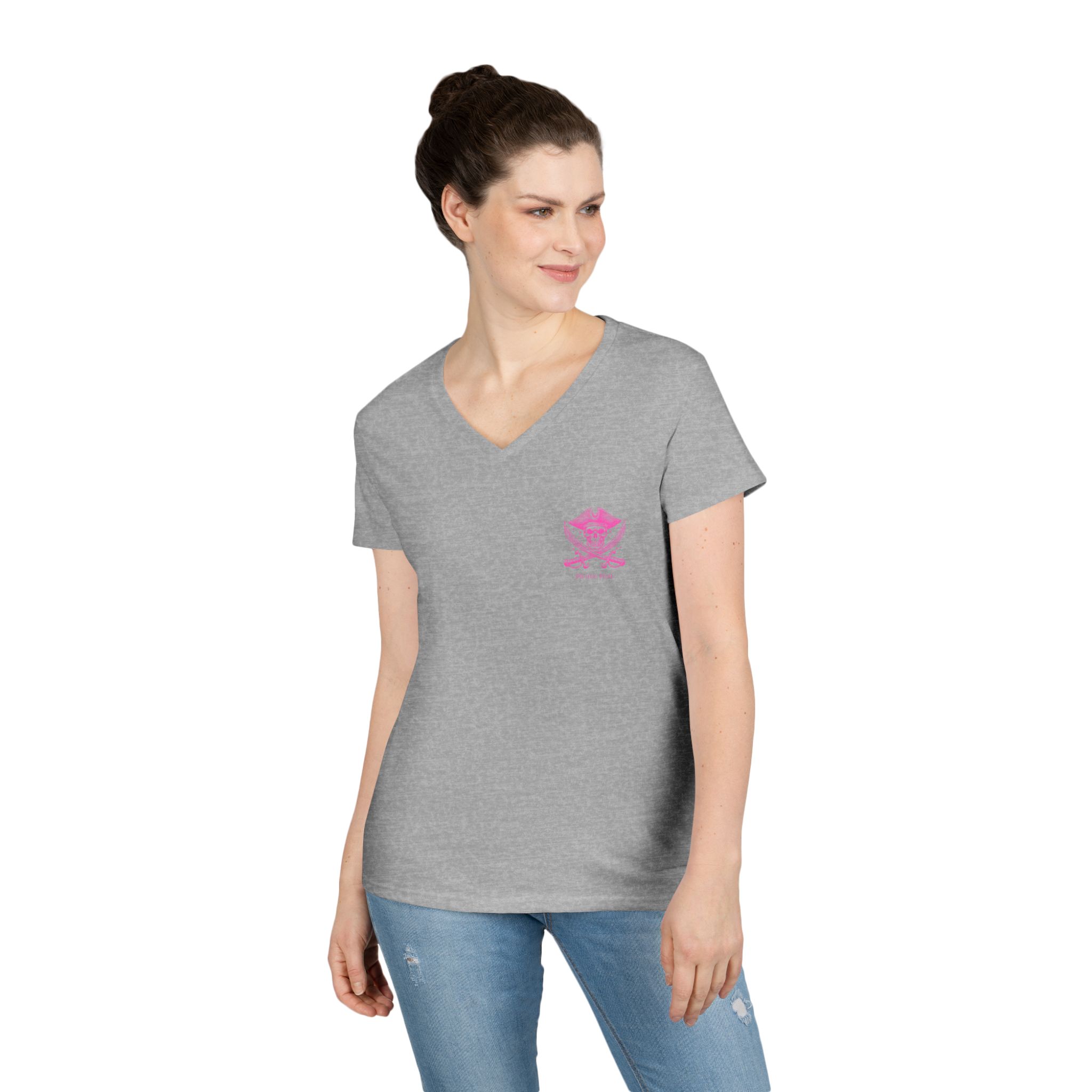 Lake Erie Loot Crew Pirate Fest V-Neck Tee 6 Loot Crew Pirate Fest V-Neck Tee
