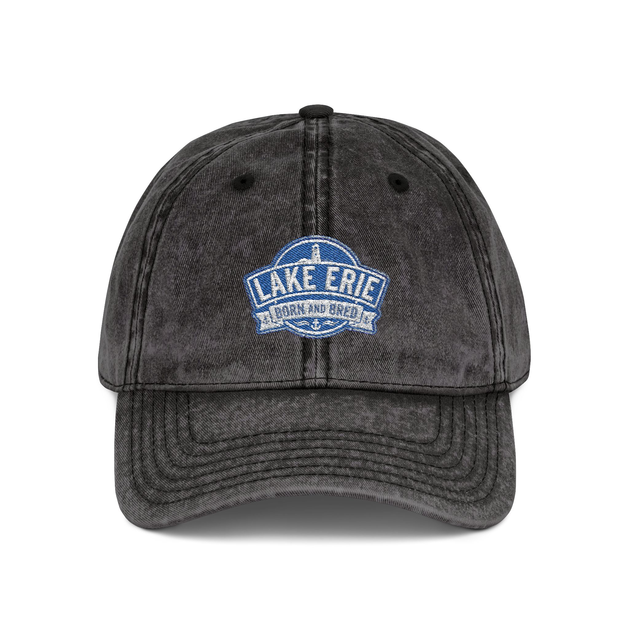 Vintage Embroidered Cap — Lake Erie Born and Bred 5 Lake Erie Born and Bred Cap