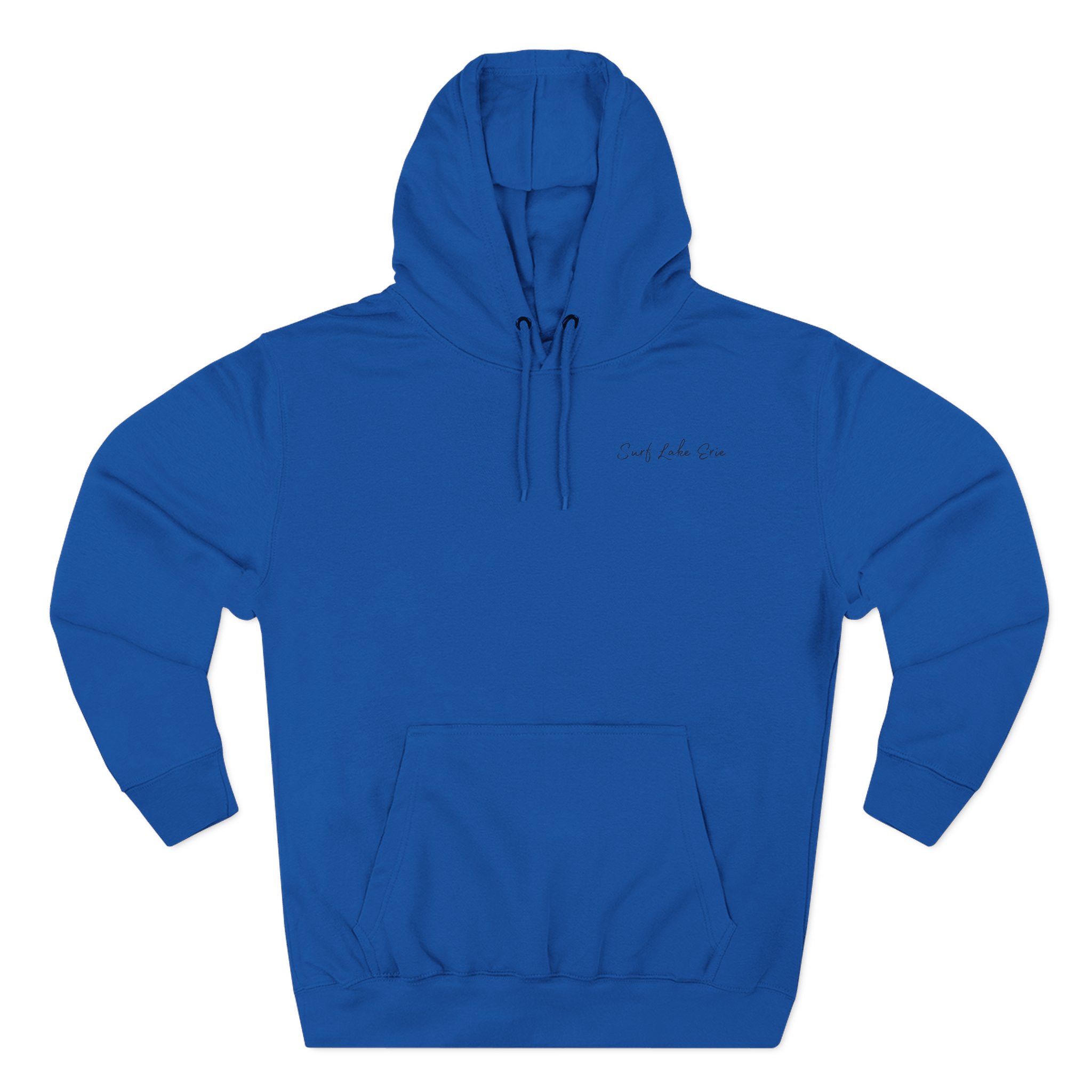 Surf With Passion-Lake Erie Surf Club Three-Panel Fleece Hoodie 5 Surf Club Three-Panel Fleece Hoodie