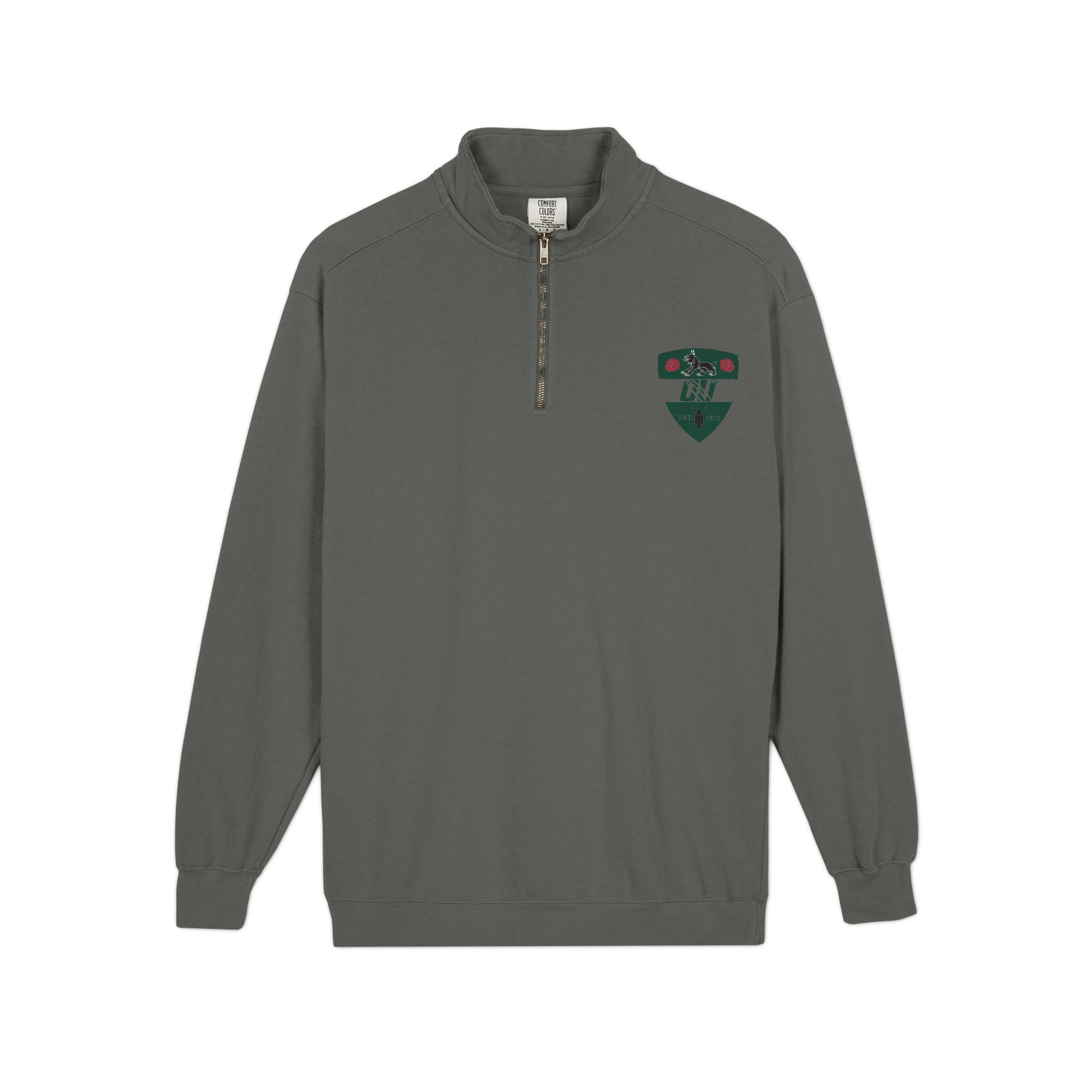 OU Mens Rugby Quarter Zip Sweatshirt 1 OU Rugby Quarter Zip Sweatshirt