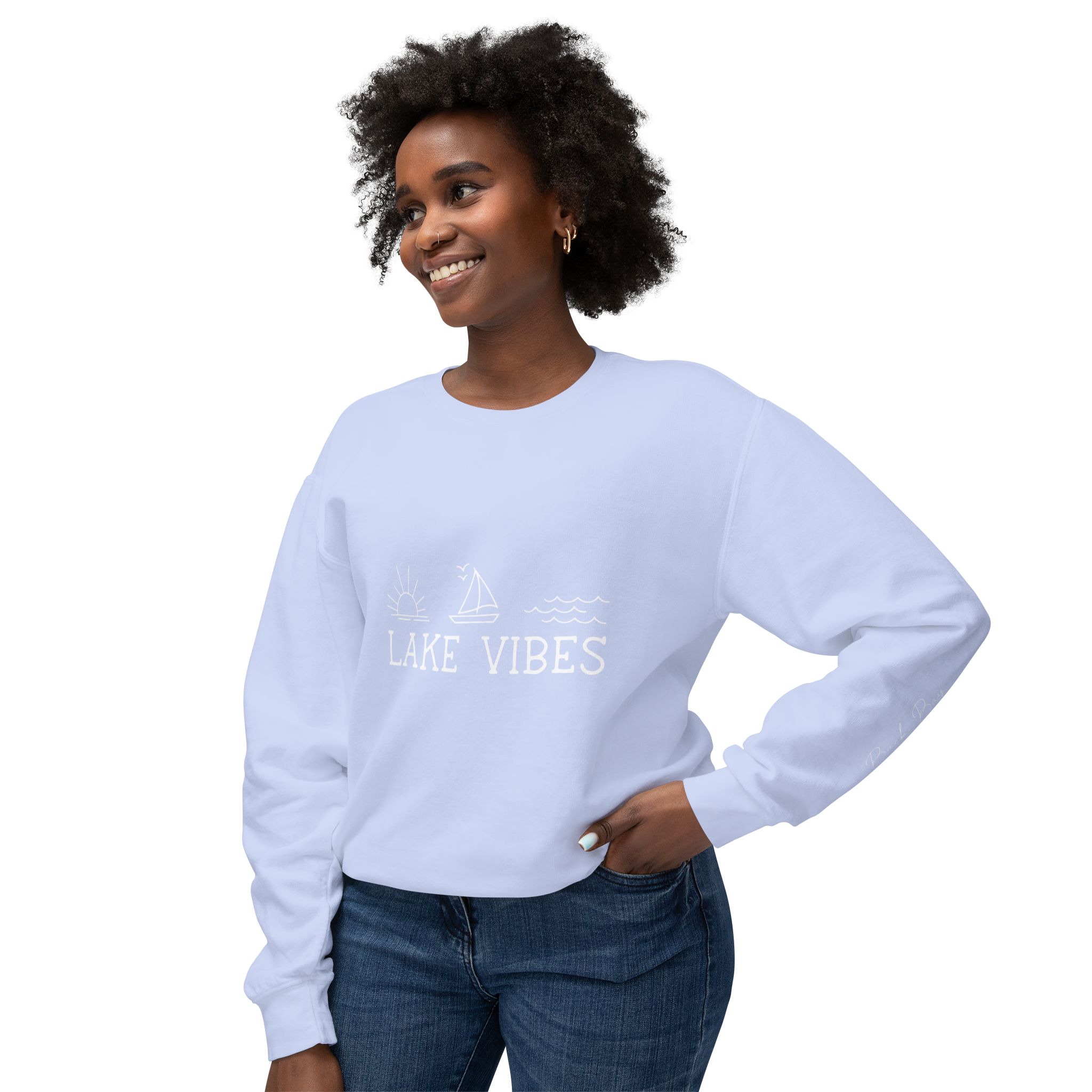 Lake Vibes Unisex Crewneck Sweatshirt – Signature Back Bay Edit 7 Lake Vibes Unisex Crewneck Sweatshirt – Signature Back Bay Edit - Image 7
