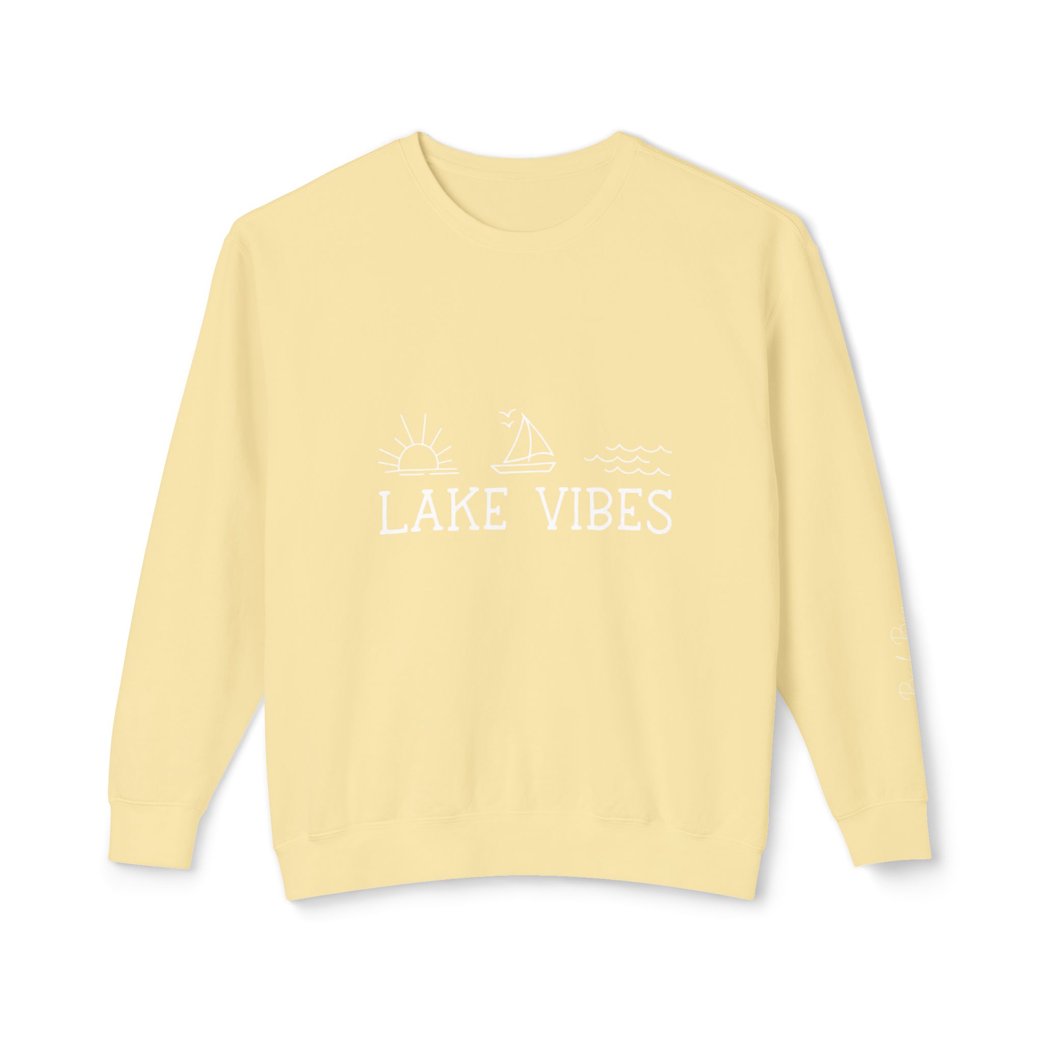 Lake Vibes Unisex Crewneck Sweatshirt – Signature Back Bay Edit 1 Lake Vibes Unisex Crewneck Sweatshirt – Signature Back Bay Edit